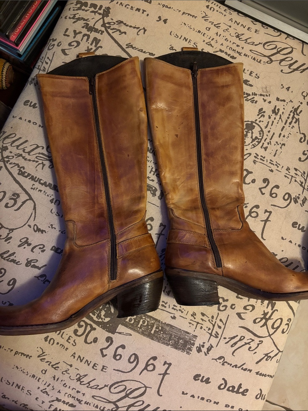 Vintage Leather Boots - Picture 3 of 10